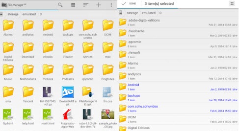 مدیریت فایل File Manager HD برای اندروید