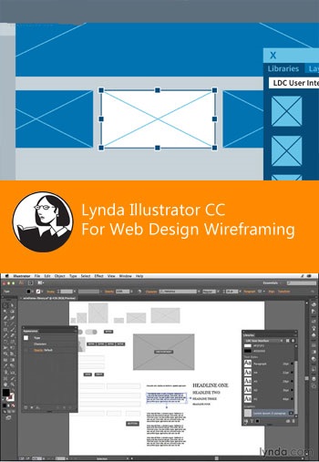 دانلود Lynda Illustrator CC For Web Design Wireframing – ساخت وایرفریم های طراحی وب در ایلوستریتور
