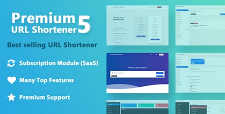 اسکریپت کوتاه کننده لینک Premium URL Shortener نسخه 5.0
