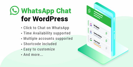 افزونه چت و پشتیبانی در وردپرس از طریق واتساپ WhatsApp Chat
