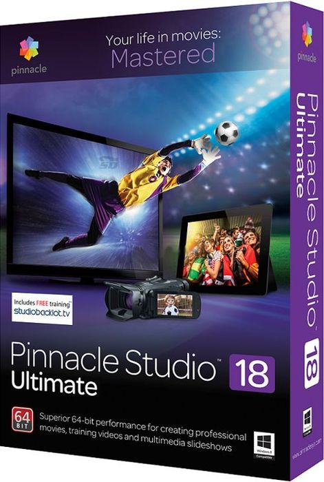 نرم افزار پیناکل استودیو، به همراه مجموعه افکت های آماده - Pinnacle Studio Ultimate 18