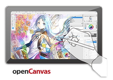 نرم افزار حرفه ای نقاشی و طراحی تصاویر (برای ویندوز) - OpenCanvas 6.2.11 Windows