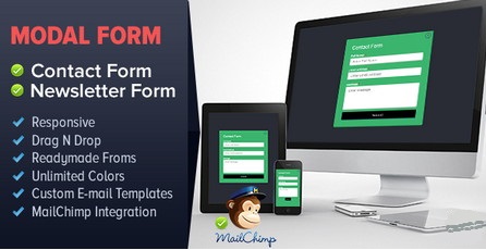 افزونه ایجاد فرم تماس و خبرنامه Modal Form برای وردپرس