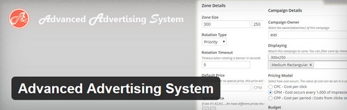 افزونه وردپرس مدیریت تبلیغات Advanced Advertising System