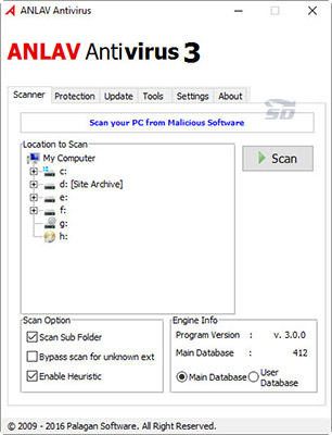 نرم افزار آنتی ویروس ساده و قوی - ANLAV Antivirus 3