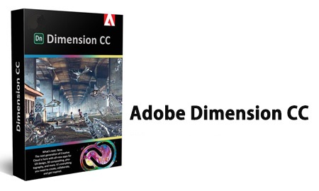 نرم افزار طراحی گرافیکی سه بعدی Adobe Dimension CC 2020 v3.0.0.1082