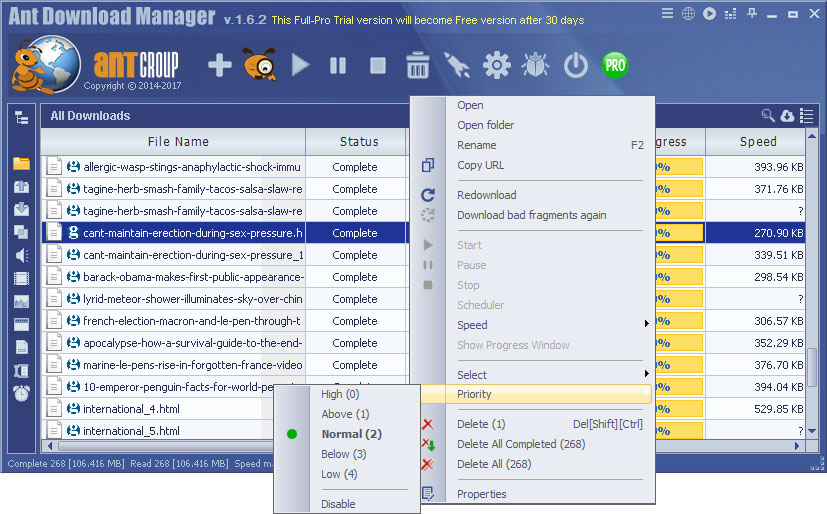 دانلود Ant Download Manager Pro 2.0.1 Build 75447 - نرم افزار مدیریت دانلود