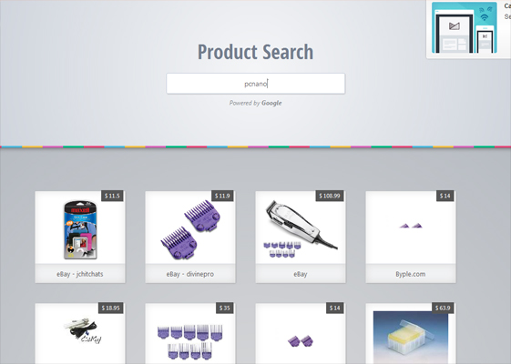 اسکریپت جستجو با Product Search