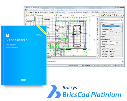 نرم افزار طراحی و نقشه کشی - Bricsys BricsCad Platinum 16.2.15.1
