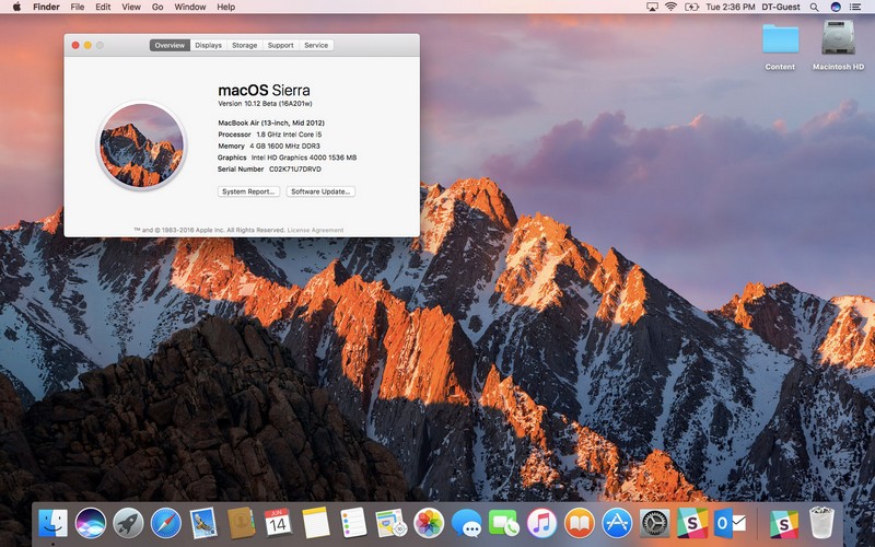 دانلود macOS Sierra 10.12 – سیستم عامل مک اپل سیرا