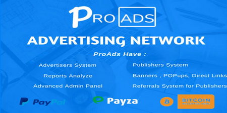 اسکریپت راه اندازی شبکه تبلیغاتی پیشرفته ProAds