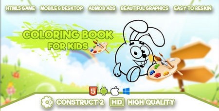 اسکریپت بازی رنگ آمیزی برای کودکان Coloring Book for Kids