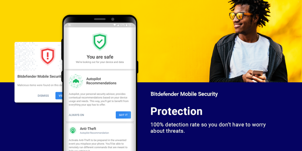 آنتی ویروس بیت دیفندر Bitdefender Mobile Security & Antivirus